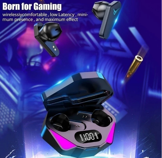 X15 Fone De Ouvido para Jogos Bluetooth 5.Tws Stereo Ultra Baixa Latency Gaming Headset