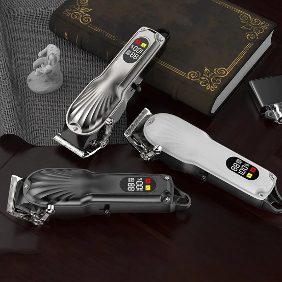Máquina De Cortar Cabelo e Barba Profissional Portátil Recarregável